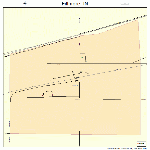 Fillmore, IN street map