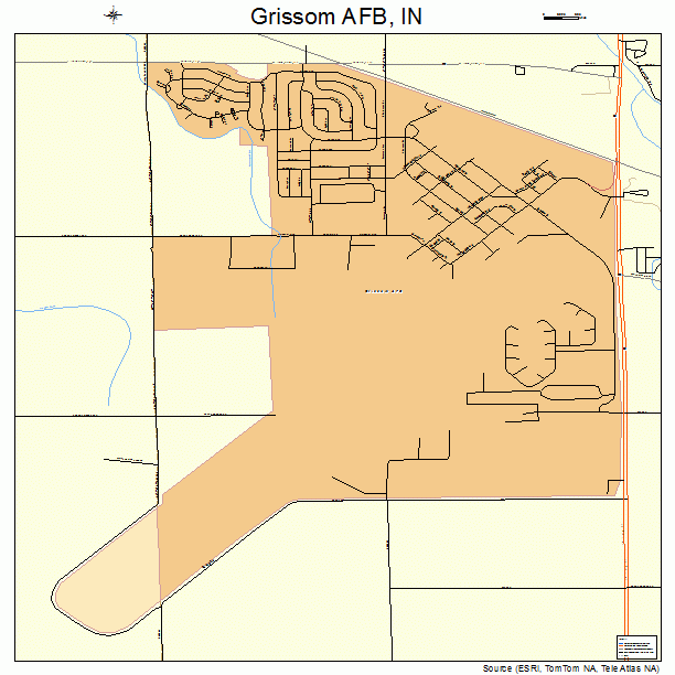 Grissom AFB, IN street map