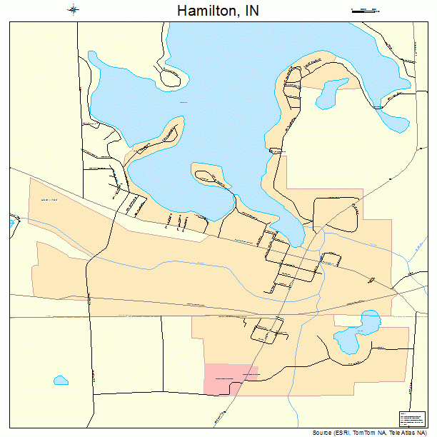 Hamilton, IN street map