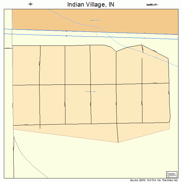 Indian Village, IN street map