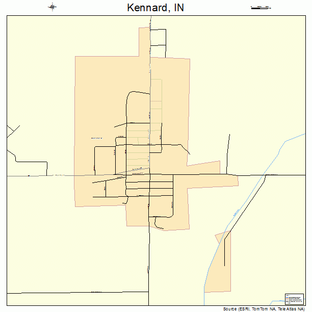 Kennard, IN street map