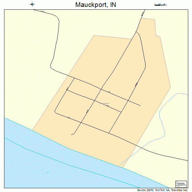 Mauckport, IN street map