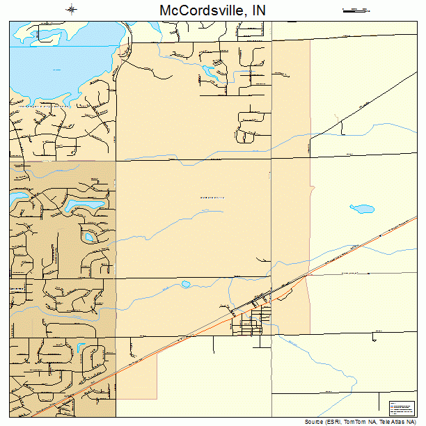 McCordsville, IN street map