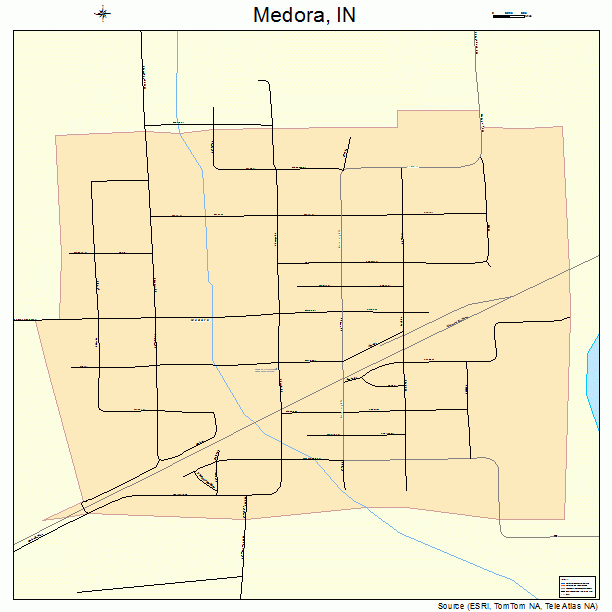 Medora, IN street map