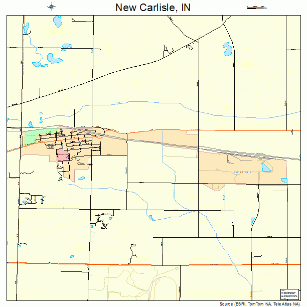 New Carlisle, IN street map