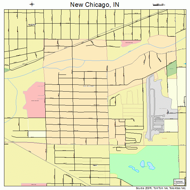 New Chicago, IN street map