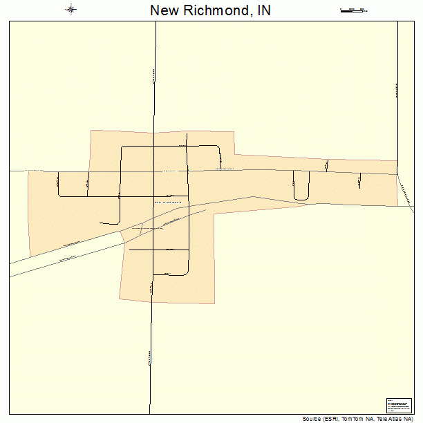 New Richmond, IN street map