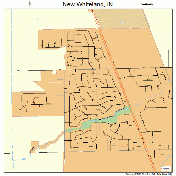 New Whiteland, IN street map