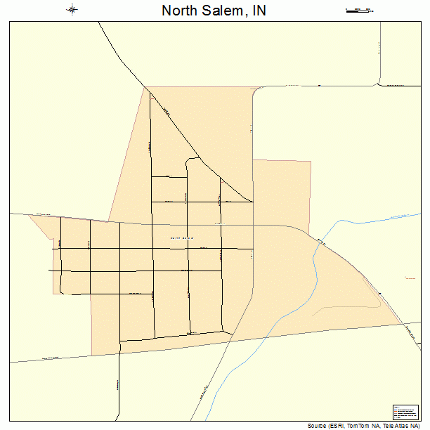 North Salem, IN street map
