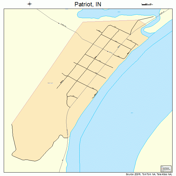 Patriot, IN street map