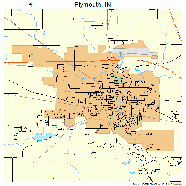 Plymouth, IN street map