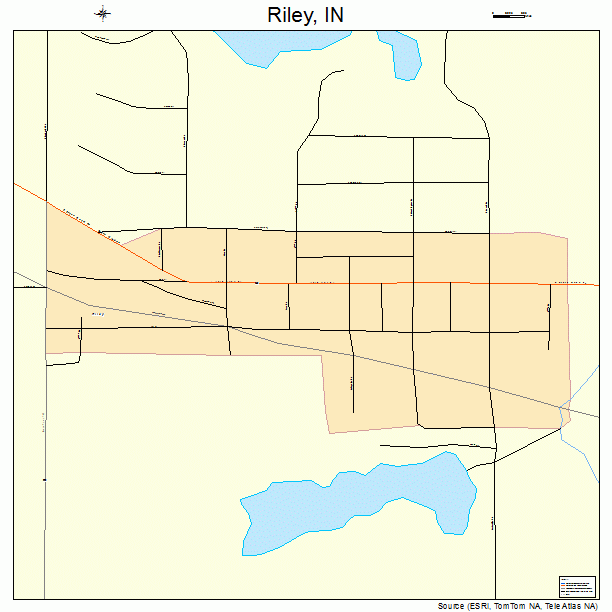 Riley, IN street map