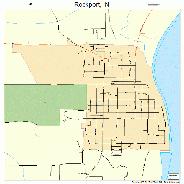Rockport, IN street map