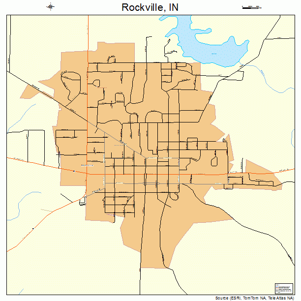 Rockville, IN street map