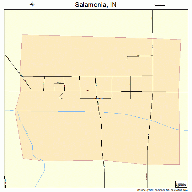 Salamonia, IN street map