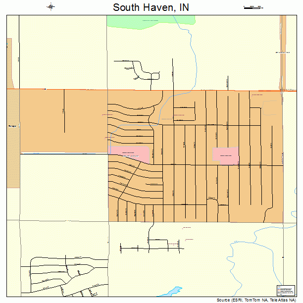 South Haven, IN street map