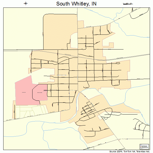 South Whitley, IN street map