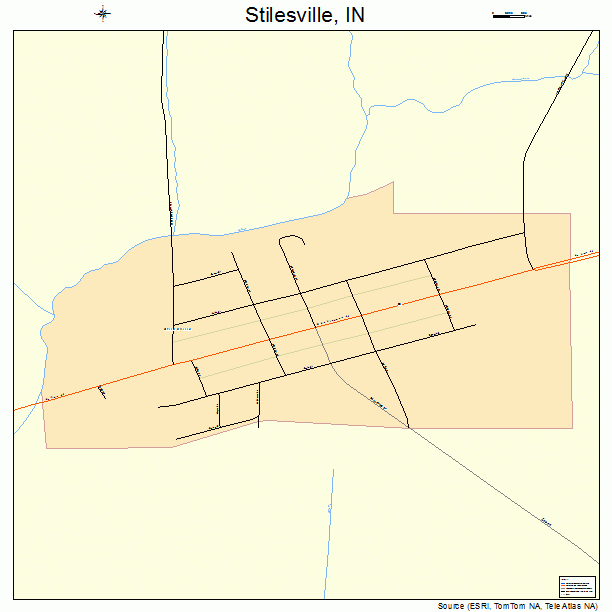Stilesville, IN street map