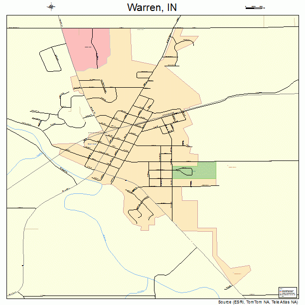 Warren, IN street map