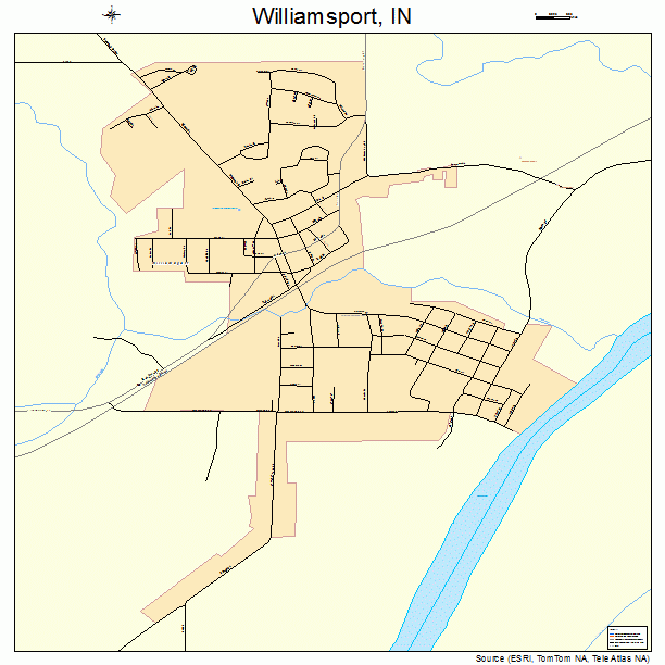 Williamsport, IN street map