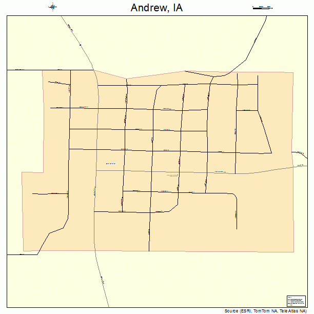 Andrew, IA street map