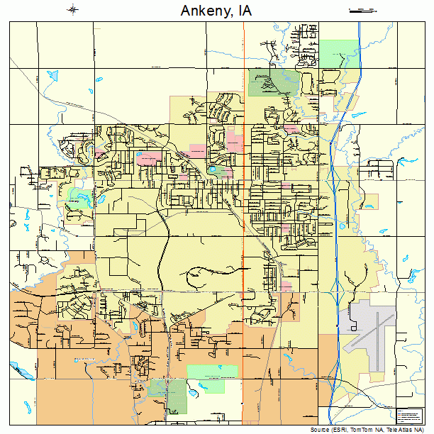Ankeny, IA street map
