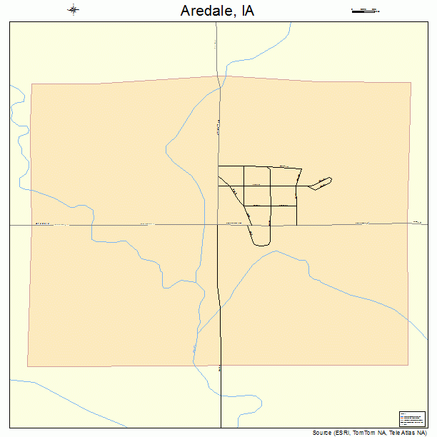 Aredale, IA street map