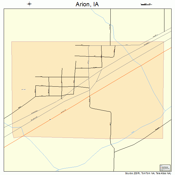 Arion, IA street map