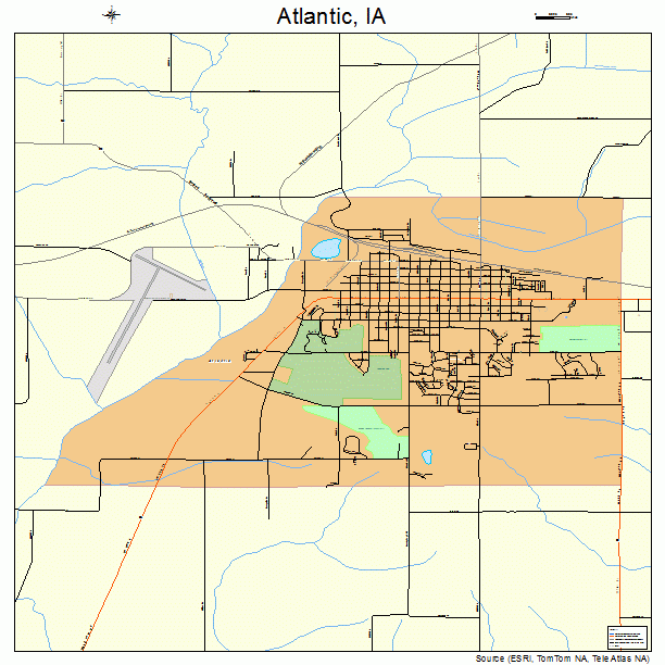 Atlantic, IA street map