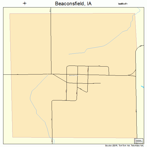 Beaconsfield, IA street map