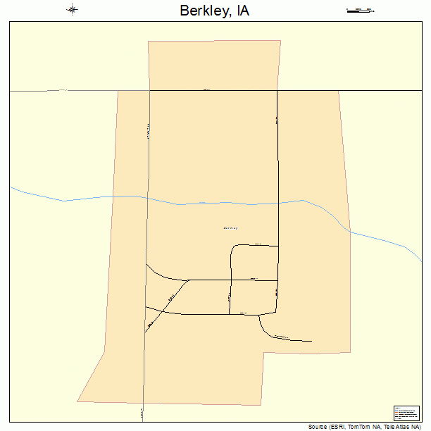 Berkley, IA street map