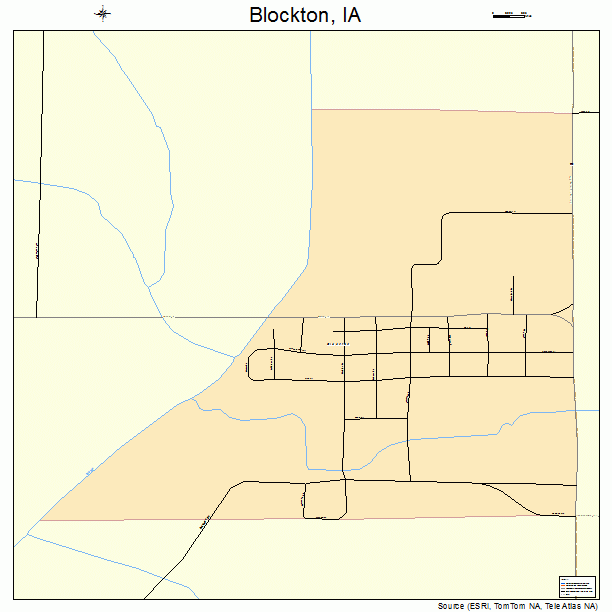 Blockton, IA street map