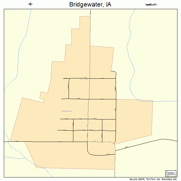 Bridgewater, IA street map