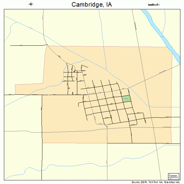 Cambridge, IA street map