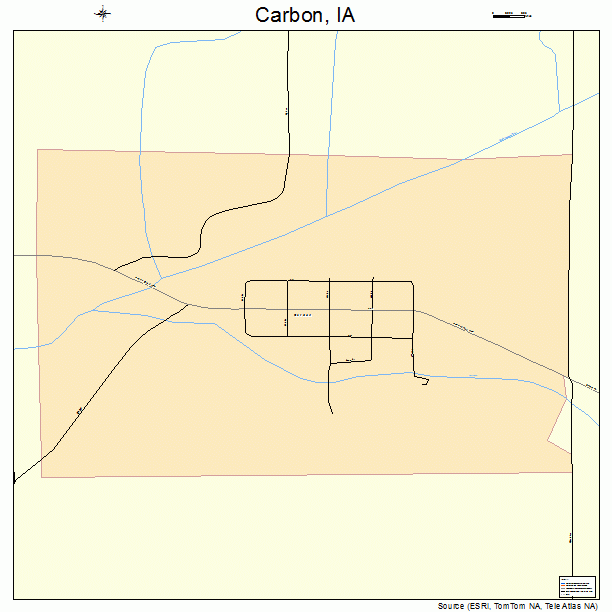 Carbon, IA street map