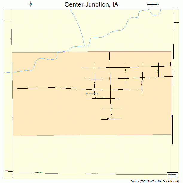 Center Junction, IA street map