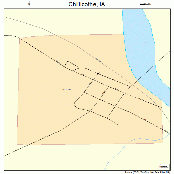 Chillicothe, IA street map