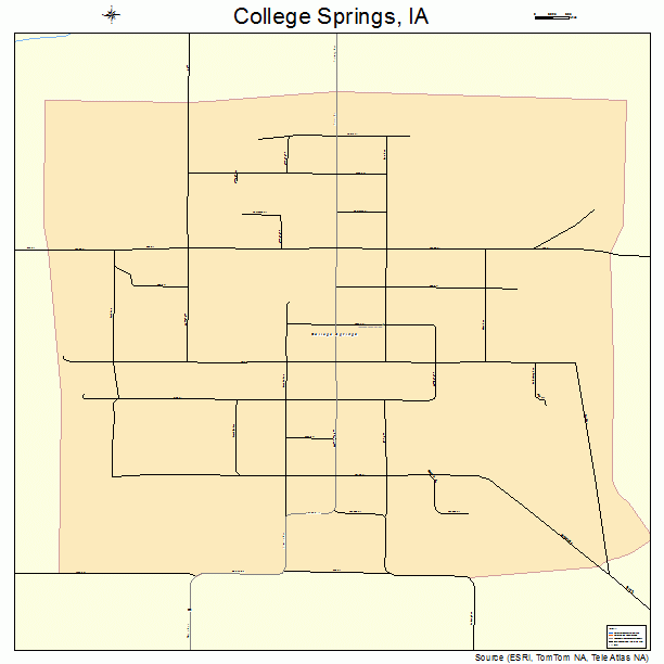 College Springs, IA street map