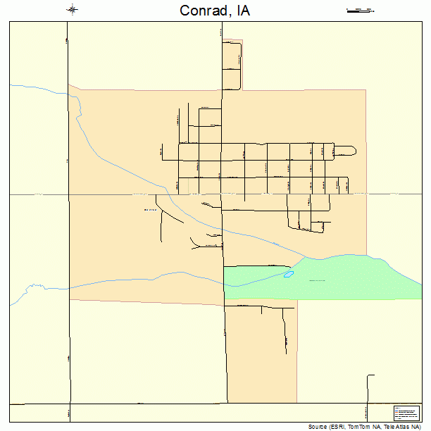 Conrad, IA street map