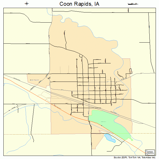 Coon Rapids, IA street map