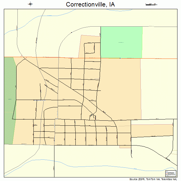 Correctionville, IA street map