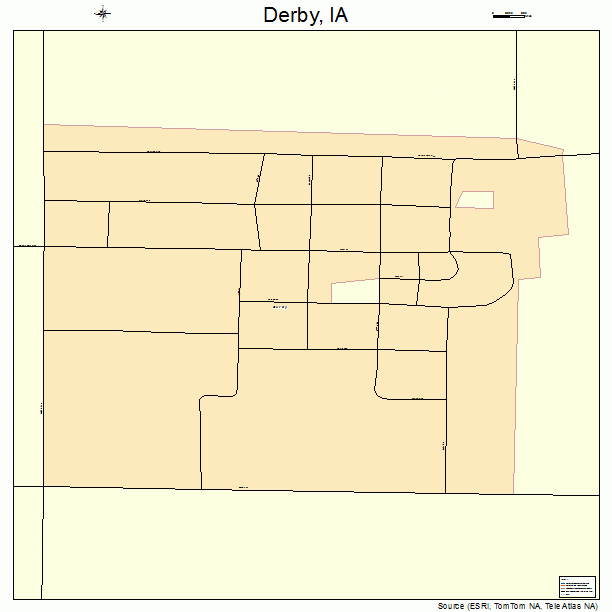 Derby, IA street map
