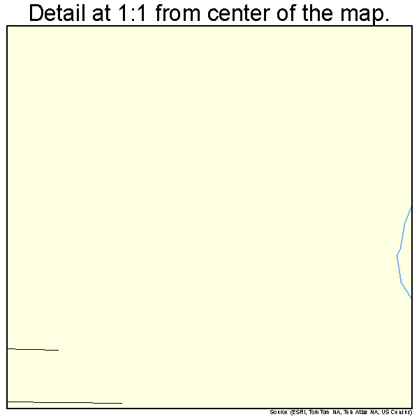 Milford, Iowa road map detail