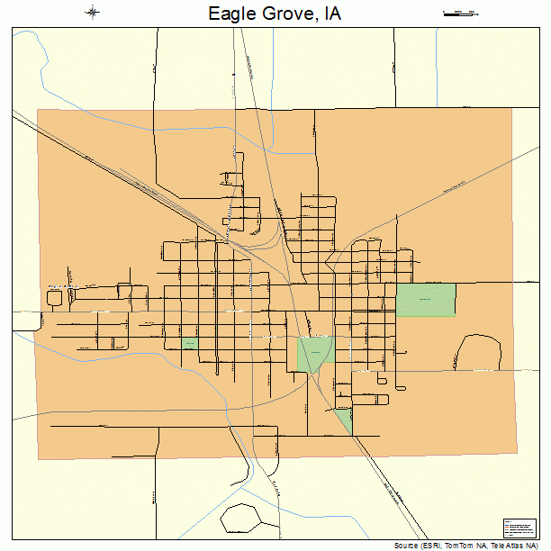 Eagle Grove, IA street map