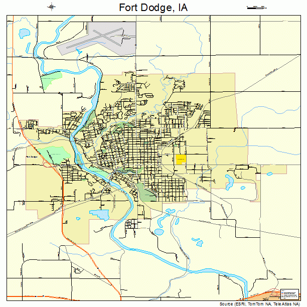 Fort Dodge, IA street map