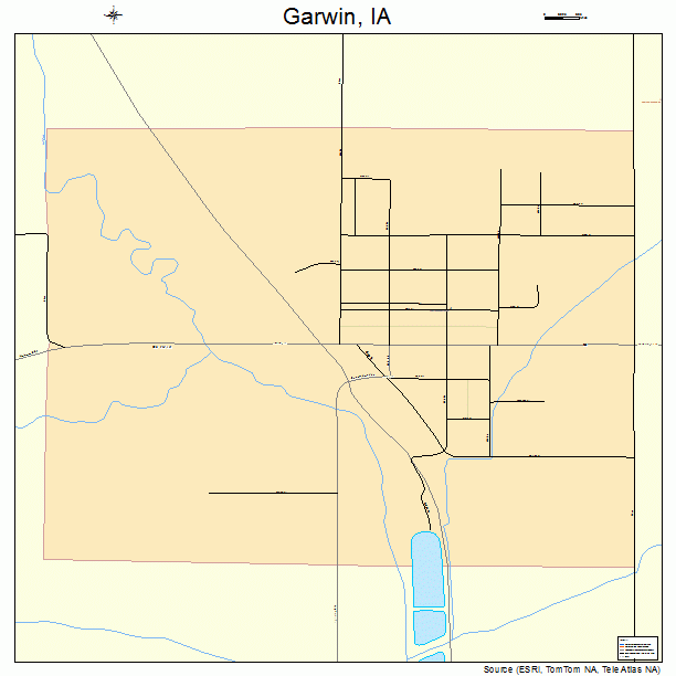 Garwin, IA street map