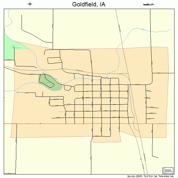 Goldfield, IA street map