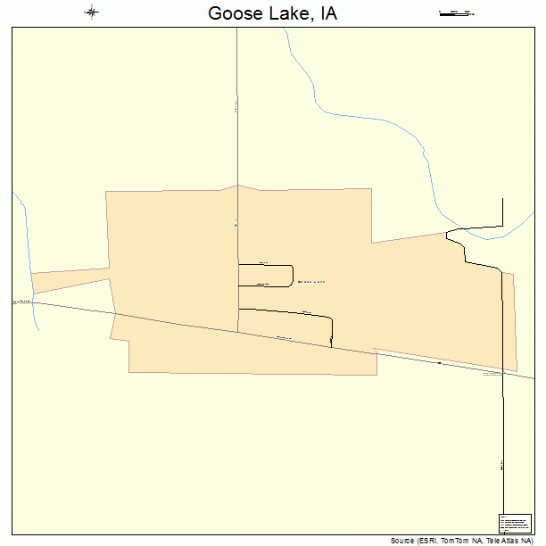 Goose Lake, IA street map