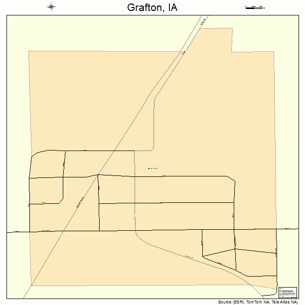 Grafton, IA street map
