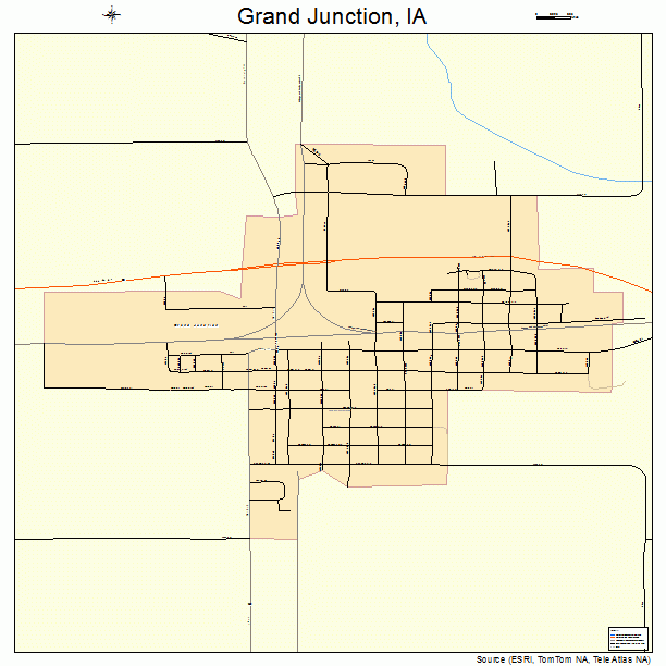 Grand Junction, IA street map